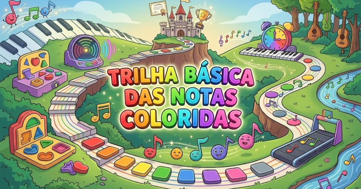 Trilha Básica das Notas Coloridas - Capa