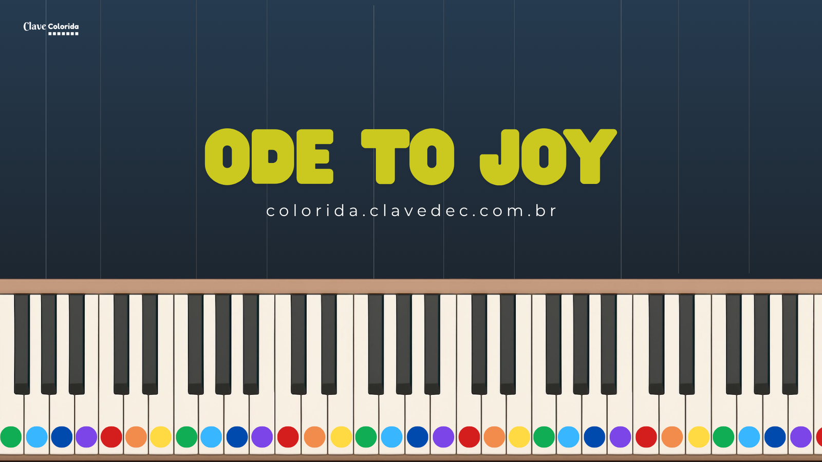Ode to Joy Clave Colorida Playalong